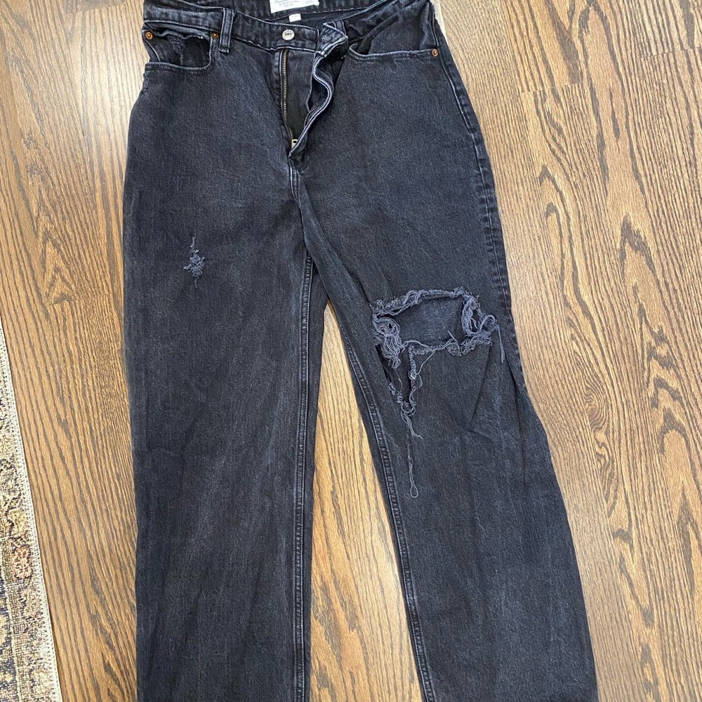Abercrombie & Fitch Curve Love 90’s Relaxed High Rise Jean